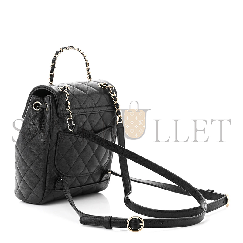 Ch**el caviar quilted mini backpack as4059 (25*20*12cm)